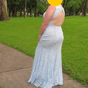 Light blue formal dress